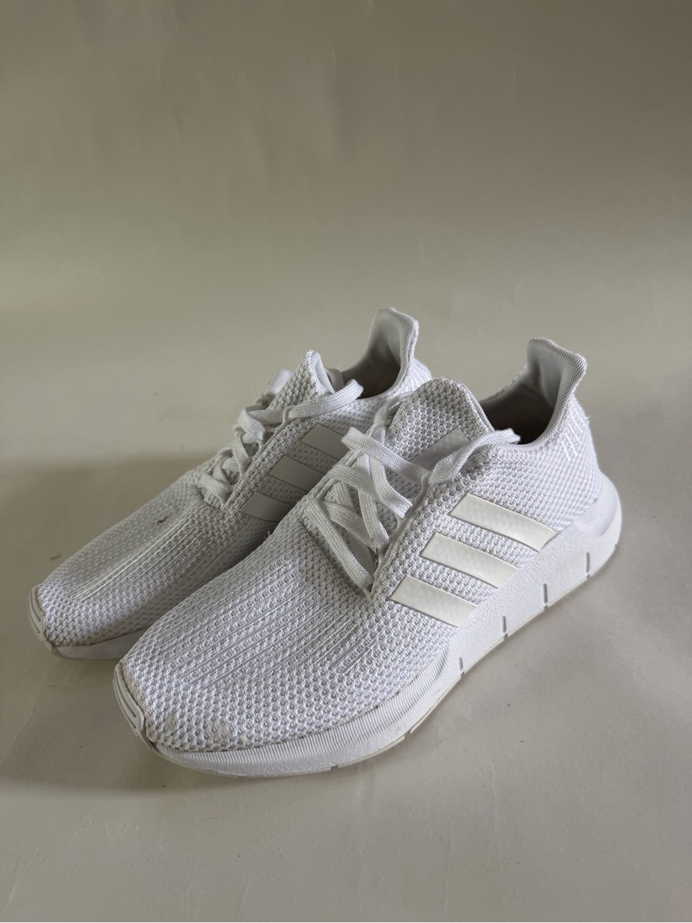 Women’s adidas All-White Knit Lifestyle Sneakers